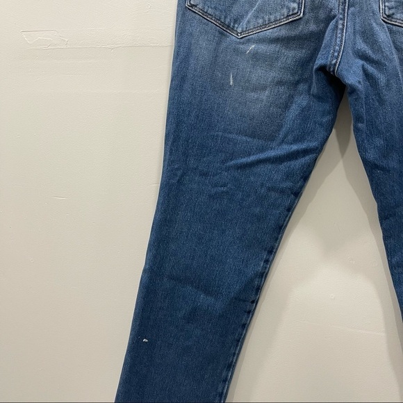 Frame Le Slender Straight Leg Jeans in Thistle Crop LSLTR969 Size 28 - Picture 6 of 9